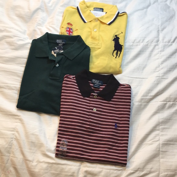 Polo Ralph Lauren Other - Polo boys collared tee shirt pack of 3.